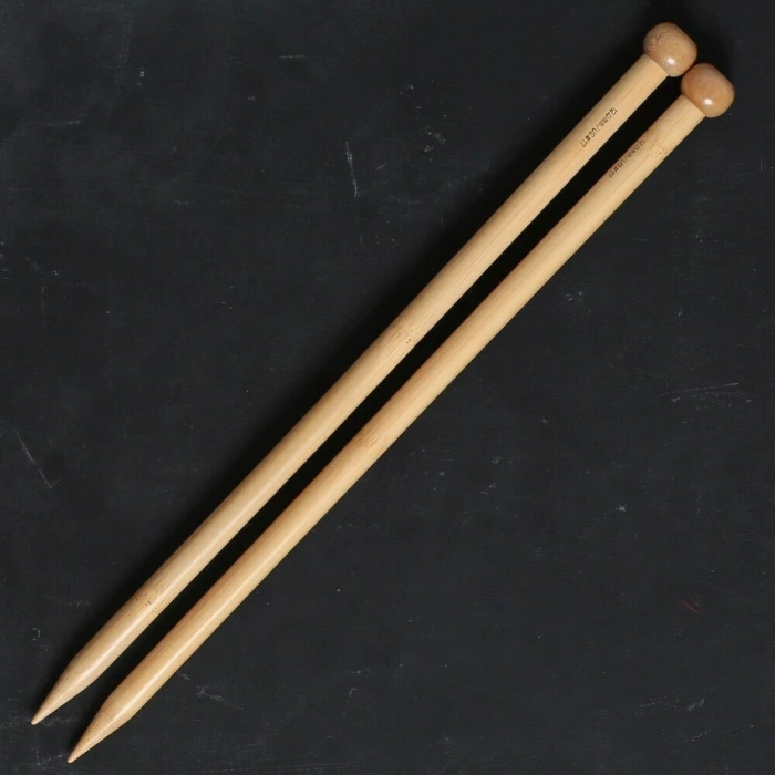 Leyloş Bambus 12 Mm 35 Cm Bambu Örgü Şişi - 500-7