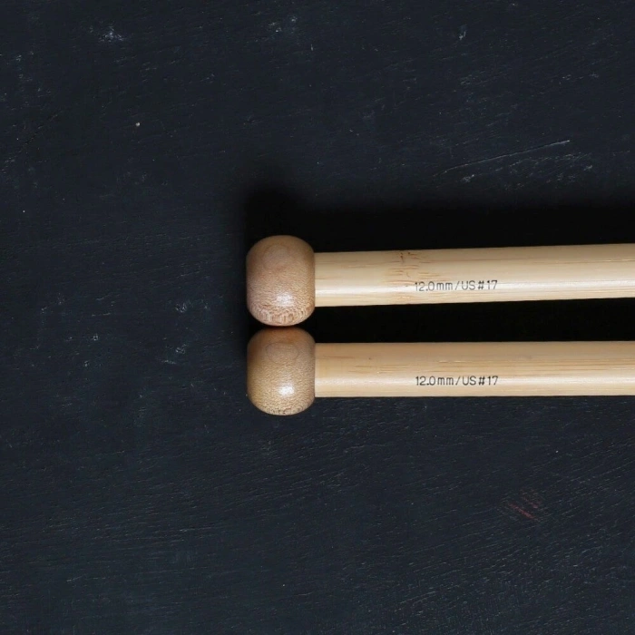 Leyloş Bambus 12 Mm 35 Cm Bambu Örgü Şişi - 500-7