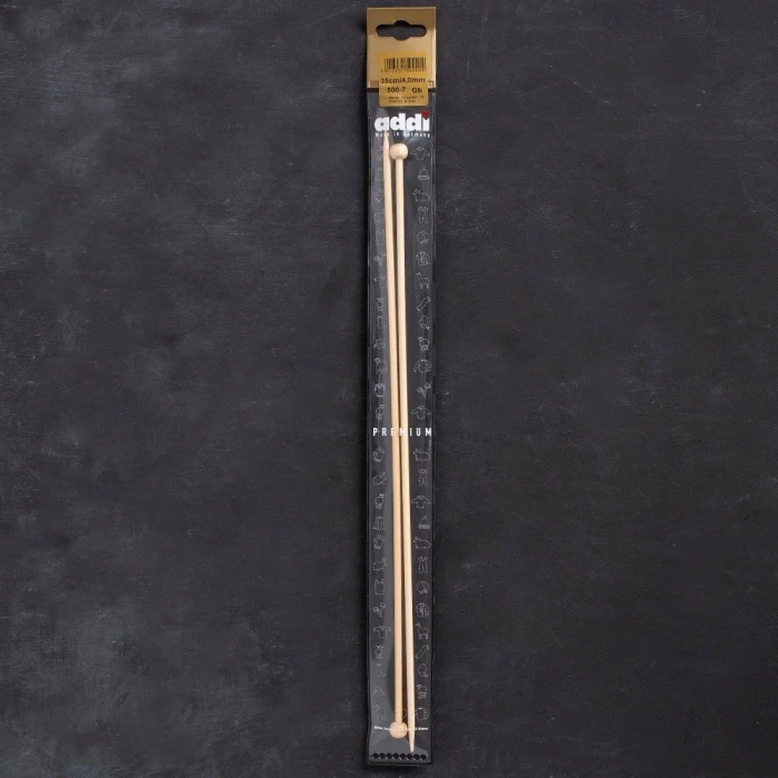 Leyloş Bambus 4mm 35cm Bambu Örgü Şişi - 500-7