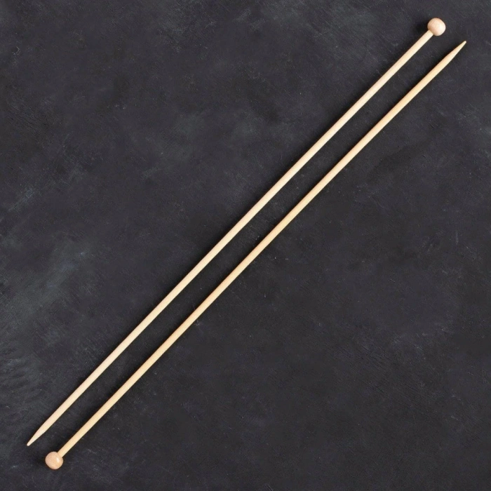Leyloş Bambus 4mm 35cm Bambu Örgü Şişi - 500-7