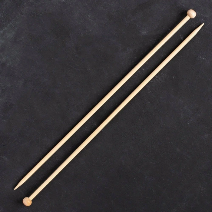 Leyloş Bambus 5,5mm 35cm Bambu Örgü Şişi - 500-7