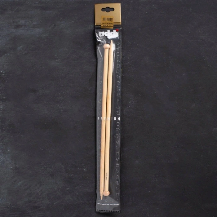 Leyloş Bambus 9mm 35cm Bambu Örgü Şişi - 500-7