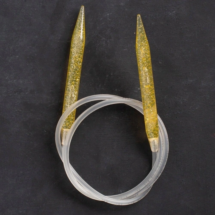 Leyloş Champagner 12mm 100cm Misinalı Şiş - 405-7