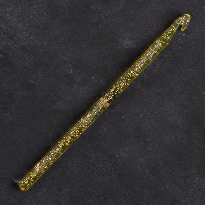 Leyloş Champagner 7mm 15cm Plastik Simli Yün Tığ - 4