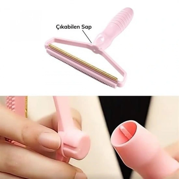 Leyloş Çift Taraflı Elbise Kazak Plastik Kumaş Tüy Alma Ve Tiftik Temizleyici Toplayıcı Taşınabilir