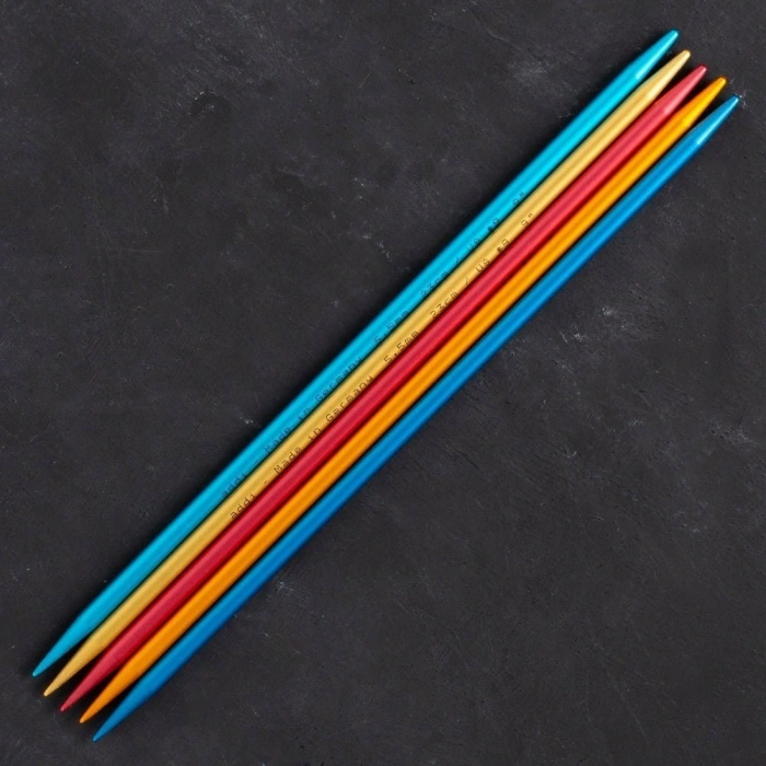 Leyloş Colibri 5,5mm 23cm Renkli Çorap Şişi - 204-7