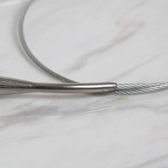 Leyloş Crafts 7 Mm Çelik Misinalı Şiş 60 Cm