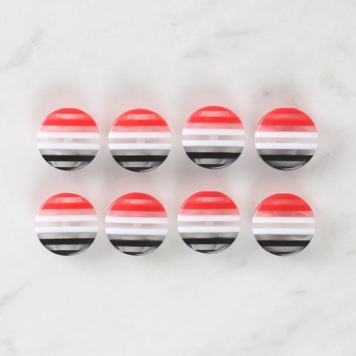 Leyloş Crafts 8li Desenli Düğme - 1090