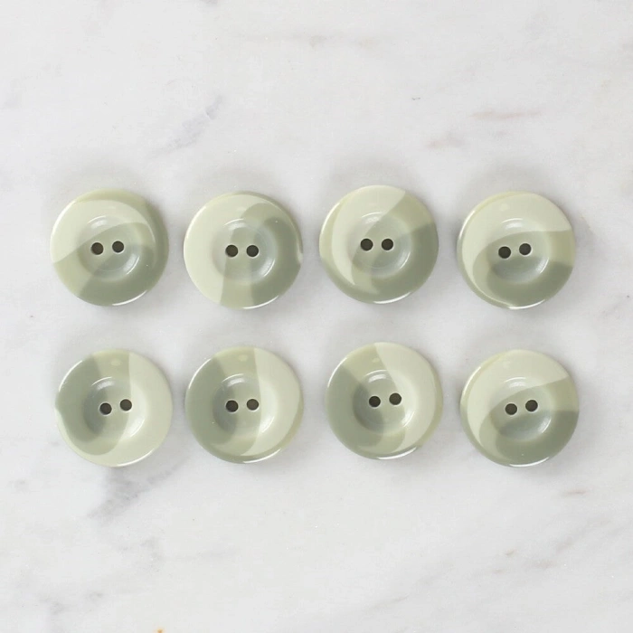 Leyloş Crafts 8li Düğme Yeşil- 1127