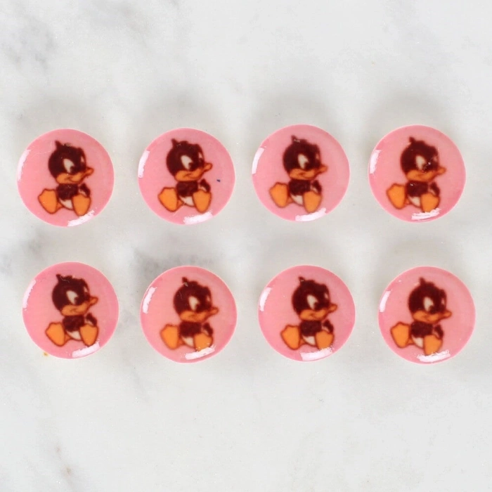 Leyloş Crafts 8li Ördek Düğme - 1202