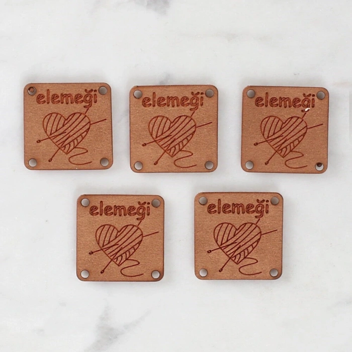 Leyloş Crafts Elemeği Deri Arma 5 Adet - 1571