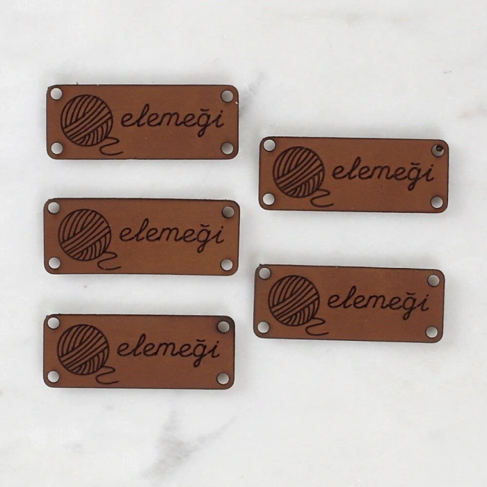 Leyloş Crafts Elemeği Deri Arma 5 Adet - 1584