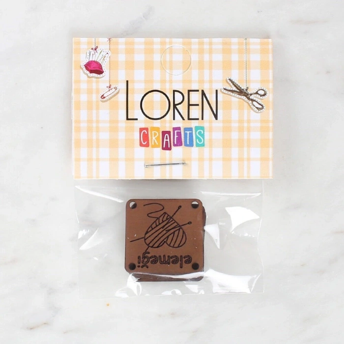 Leyloş Crafts Elemeği Deri Arma 5 Adet - 1588