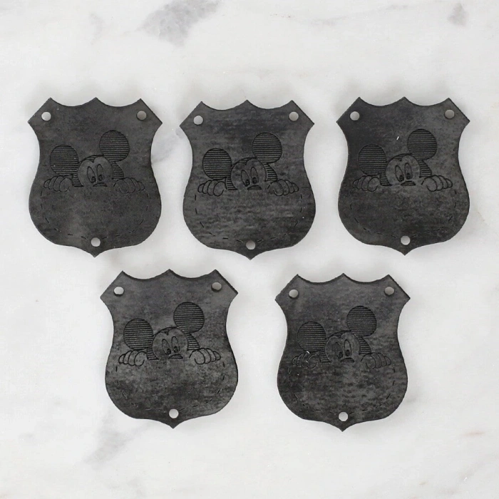 Leyloş Crafts Figürlü Deri Arma 5 Adet - 1576