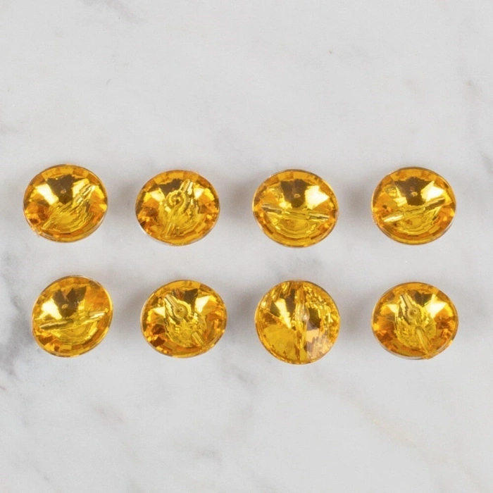 Leyloş Crafts Hardal Sarısı 8 Li Düğme - 206