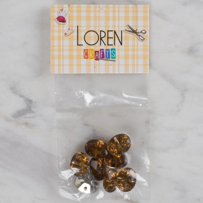 Leyloş Crafts Kahverengi 8 Li Düğme - 243