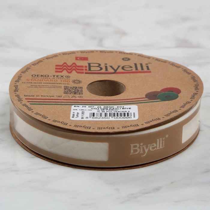 Leyloş Crafts Pamuk Katlı Leyloş Krem - D03