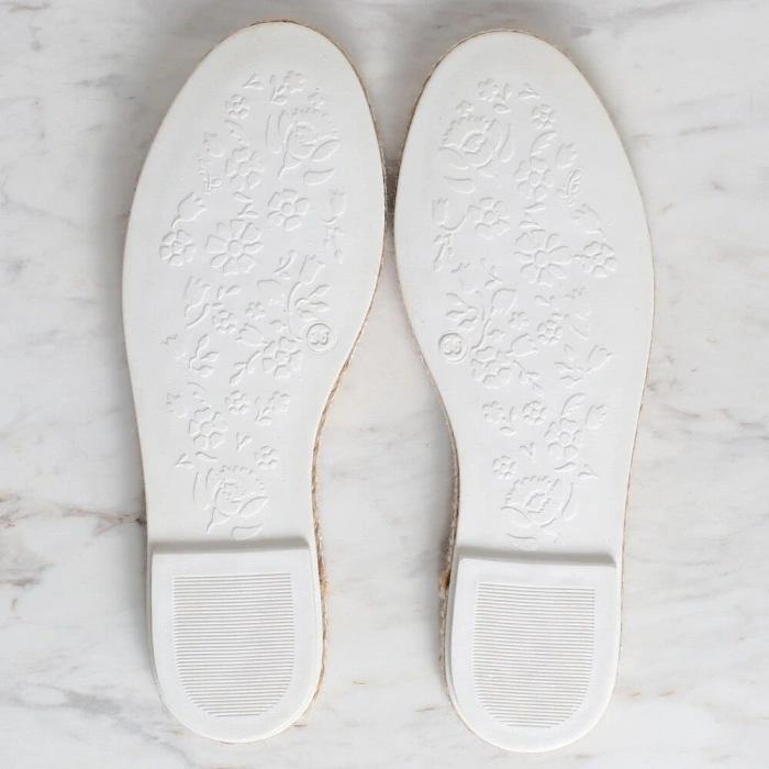 Leyloş Dar Hasır Espadril / Ayakkabı Tabanı 36 Numa