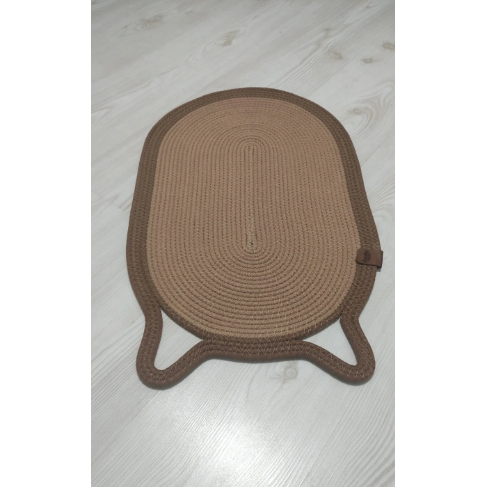 Leyloş Dekoratif Kedi Kulaklı Tırmalama Paspası