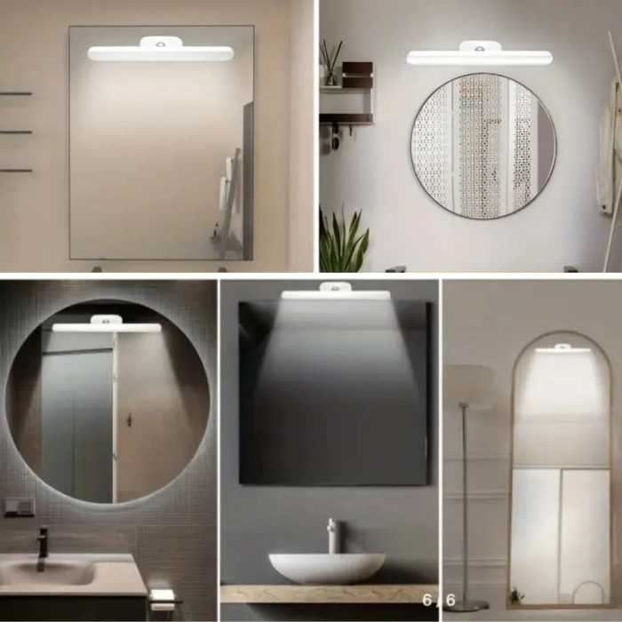 Leyloş Dokunmatik Usb İle Şarj Olabilen 27 Cm Led Aydınlatma Makyaj Aynası Işığı