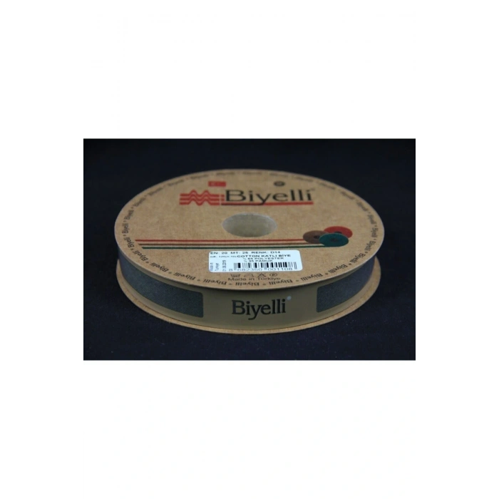 Leyloş Koton Katlı D14 Asker Yeşili 2 Cm 25 Metre %65 Koton %35 Polyester