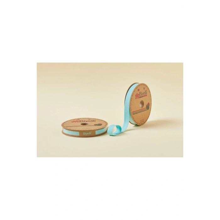 Leyloş Koton Katlı D20 Açık Mint 2 Cm 25 Metre %65 Koton %35 Polyester