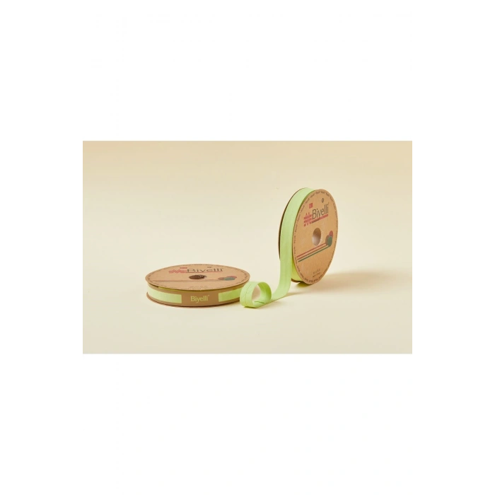 Leyloş Koton Katlı D31 Fıstık Yeşili 2 Cm 25 Metre %65 Koton %35 Polyester