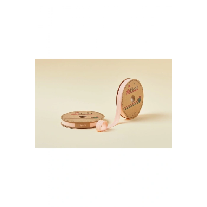 Leyloş Koton Katlı D45 Somon 2 Cm 25 Metre %65 Koton %35 Polyester