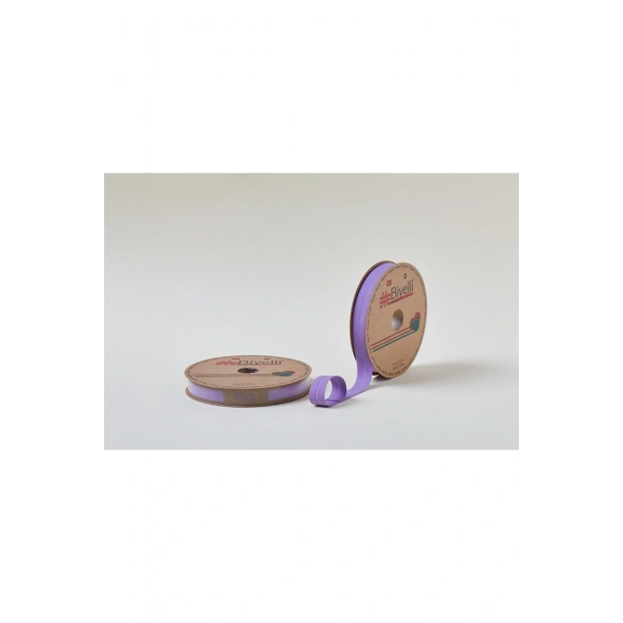 Leyloş Koton Katlı D51 Açık Mor 2 Cm 25 Metre %65 Koton %35 Polyester