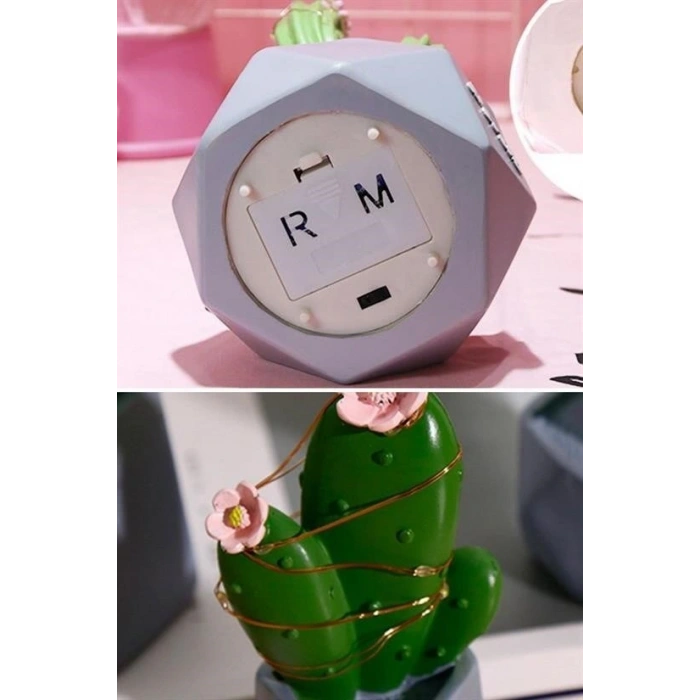 Leyloş Led Işıklı Kaktüs Biblo Ev Dekorasyon Ve Hediyelik Eşya Led Aydınlatma