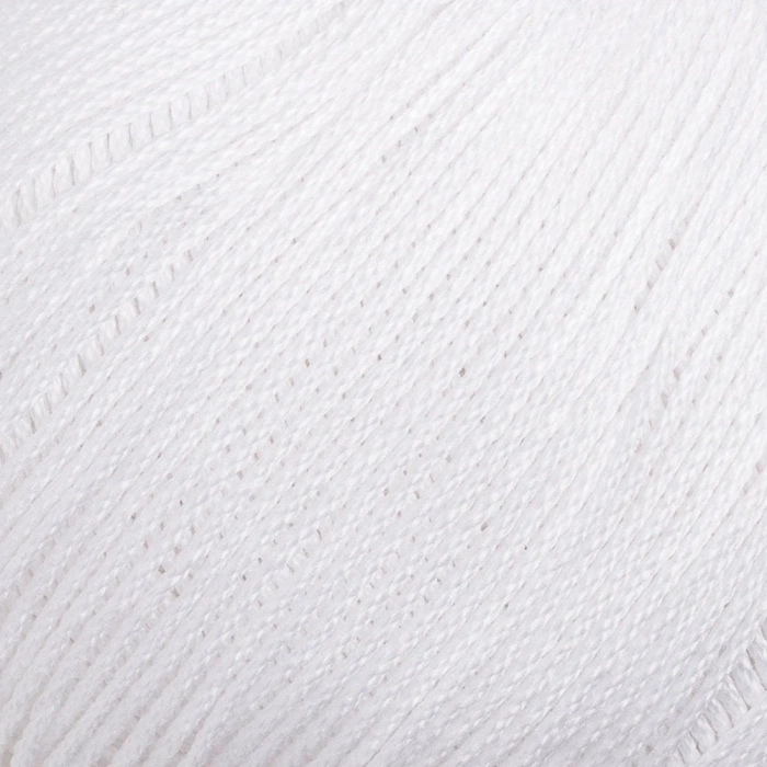 Leyloş Lux Mercerized Cotton Beyaz El Örgü İpi - 2 - 33742