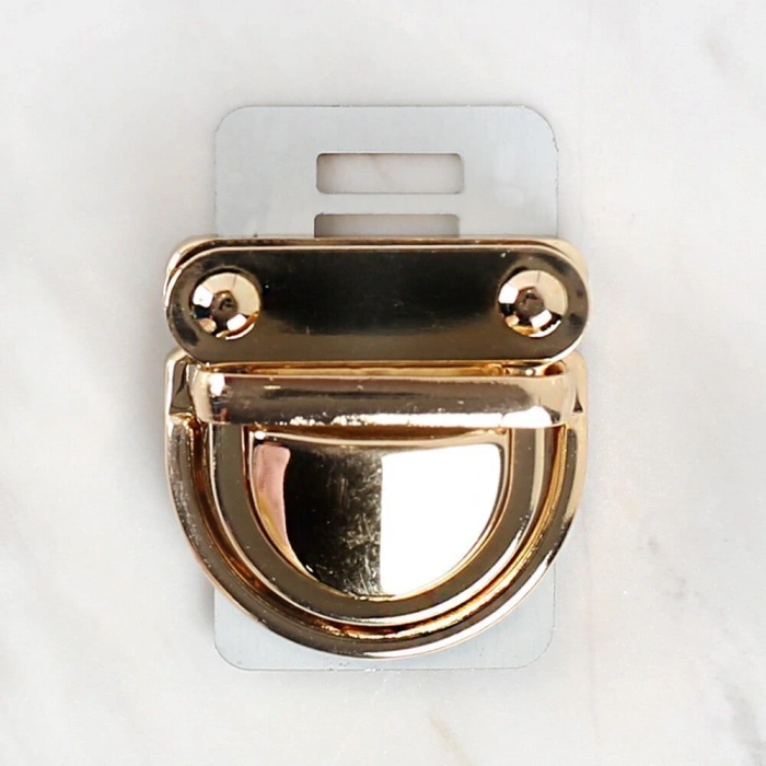 Leyloş Metal Çanta Kilidi Sarı