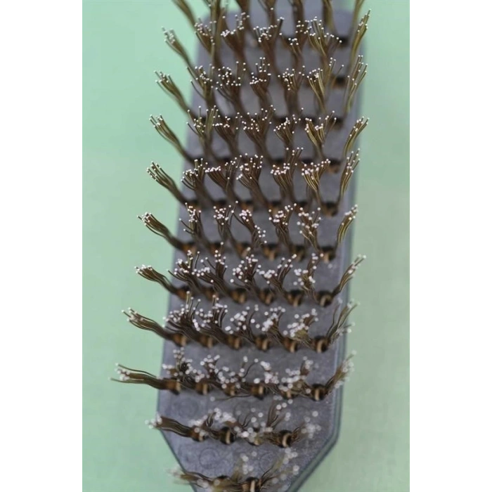 Leyloş Metal Tel Fırça Plastik Saplı Pas Kir Sökme Temizleme Fırçası