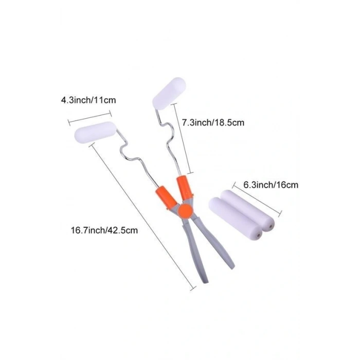 Leyloş Nano Süngerli Damlatmaz Mobilya Ve Duvar Boyama Rulosu Leyloş Köşe Leyloş Düz Zemin