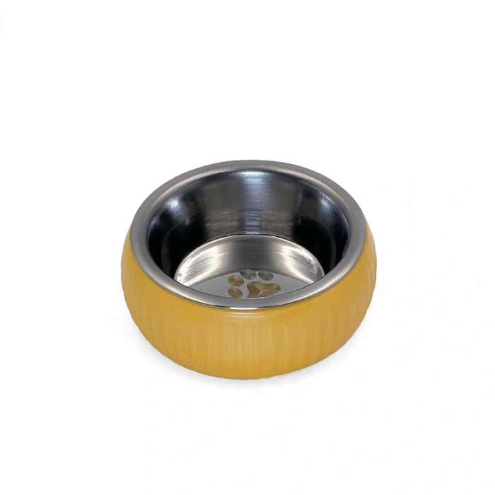 Leyloş Organik Seramik Mama Kabı Sarı