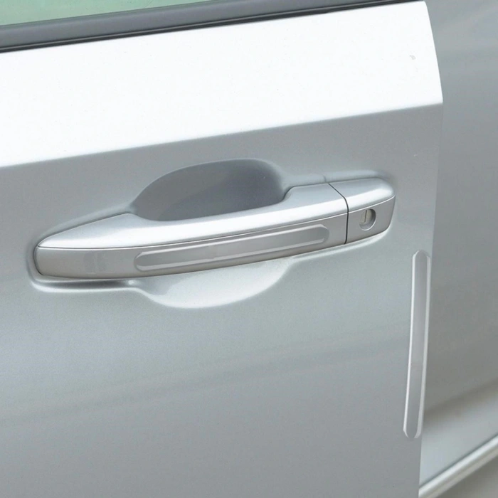 Leyloş Oto Darbe Koruyucu Şeffaf Kendiliğinden Yapışkanlı Bantlar 4 Adet