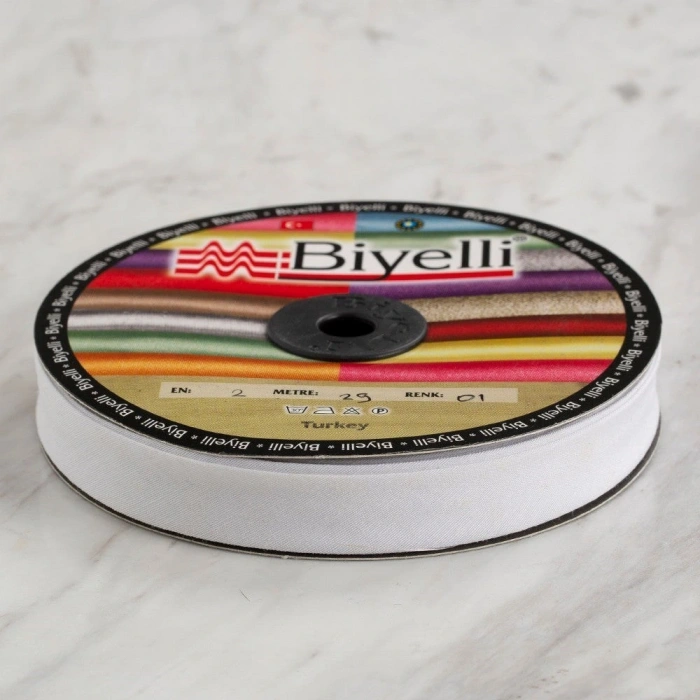 Leyloş Pamuk Beyaz Katlı Leyloş -1