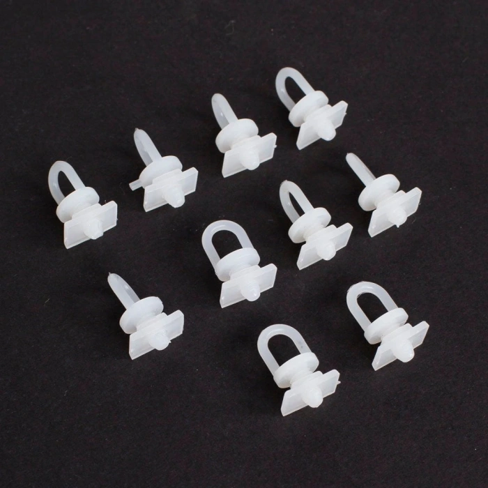 Leyloş Perde Düğmesi 10 Adet Dikdörtgen Tabanlı