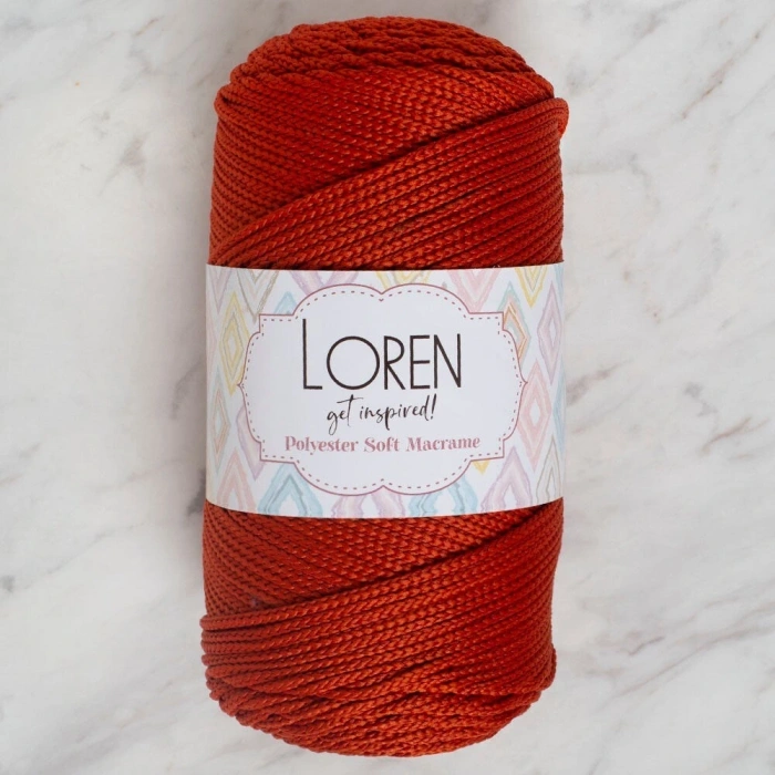 Leyloş Polyester Soft Macrame Tarçın El Örgü İpi - Lm012 - 34431