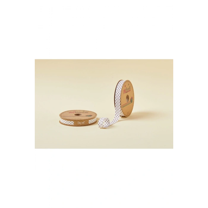 Leyloş Puanlı Katlı B09 Kahverengi 2 Cm 25 Metre %65 Koton %35 Polyester