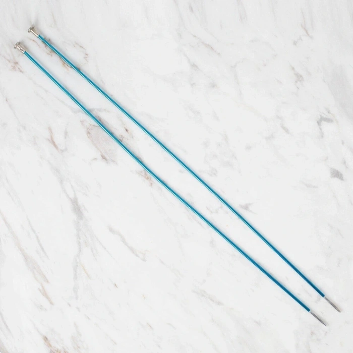 Leyloş Rythm 2,5mm Mavi Renkli Metal Örgü Şişi