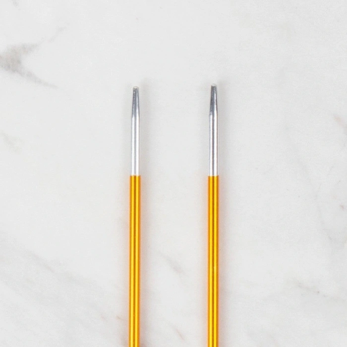 Leyloş Rythm 2,5mm Sarı Renkli Metal Örgü Şişi