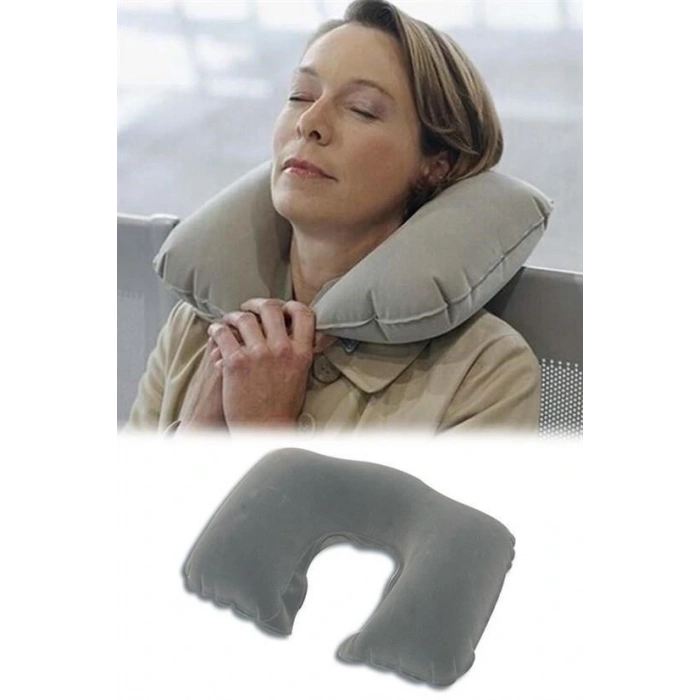 Leyloş Seyahat Yolculuk Uyku Boyun Yastığı Ergonomik Ortopedik Yastık