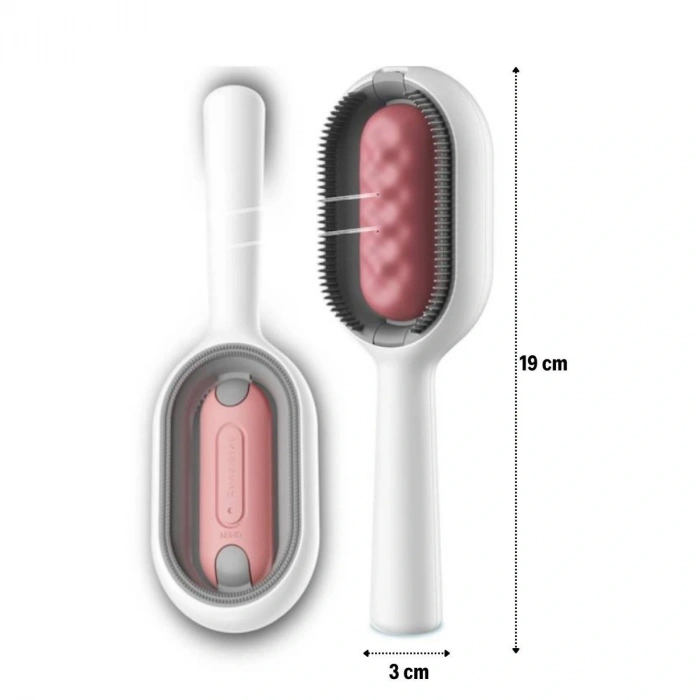 Leyloş Su Hazneli Kedi Ve Köpek Tüyü Toplamama Fırçası Su Hazneli Pet Tarağı