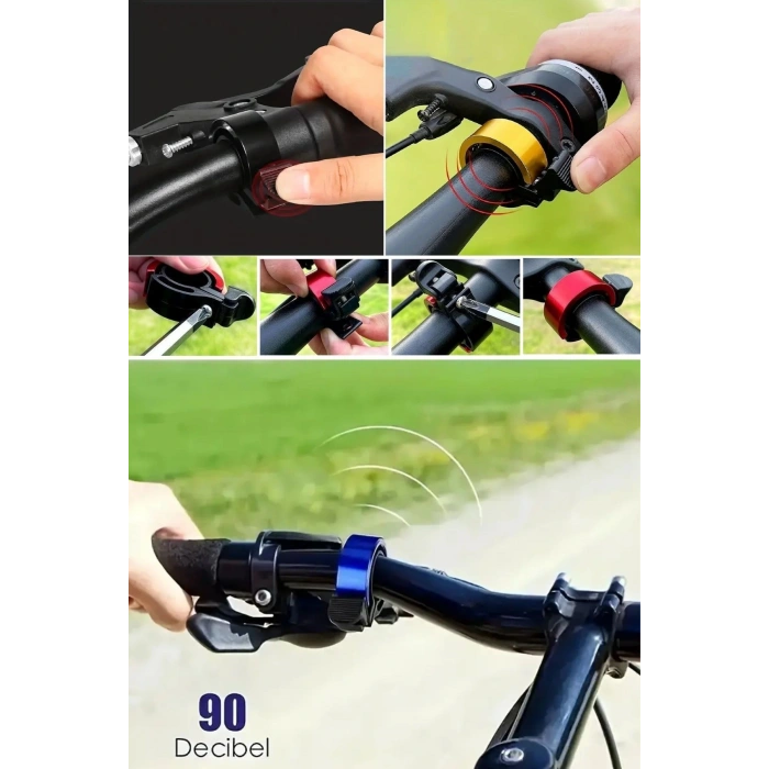 Leyloş Ultra-yüksek Sesli Alüminyum Alaşımlı Bisiklet Zili