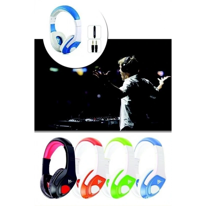 Leyloş Vykon MQ4440mm Sürücülü Mikrofonlu Bilgisayar Kulaklığı Jak Girişli