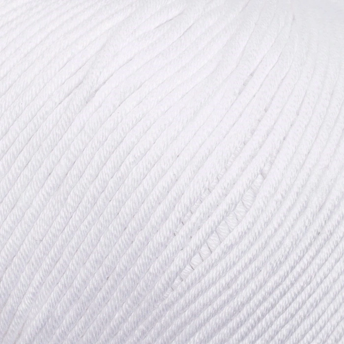 Leyloş Xl Mercerized Beyaz El Örgü İpi - 2 - 33759