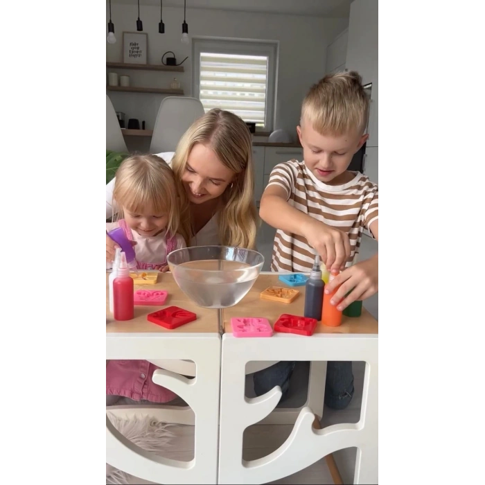 Magic Water Elf Aqua Gel Sihirli Su Oyuncak Seti 5 Renk Jel Şişe 6 Kalıp