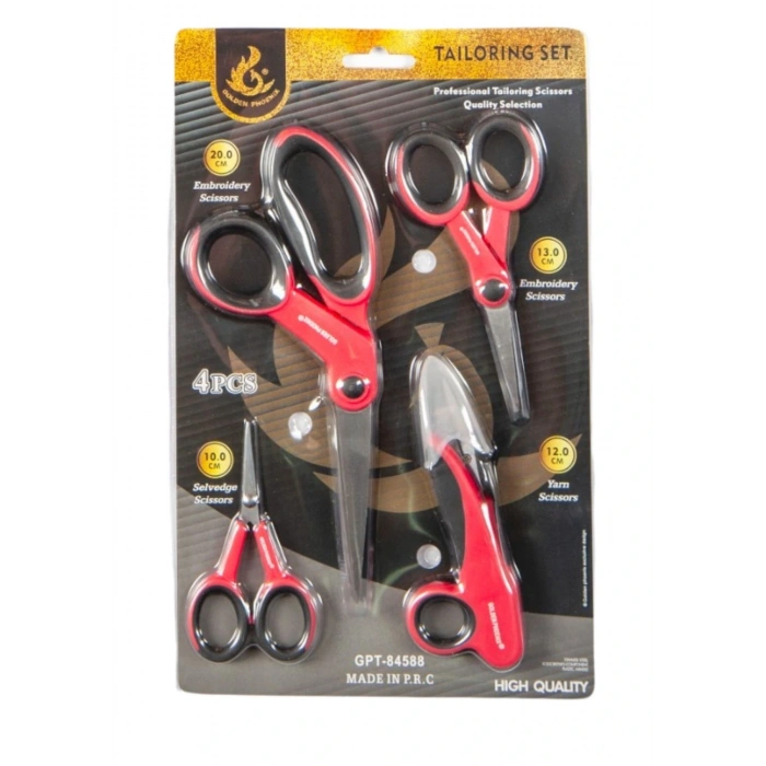 Makas Seti Dörtlü (renk Stok Durumuna Göre)