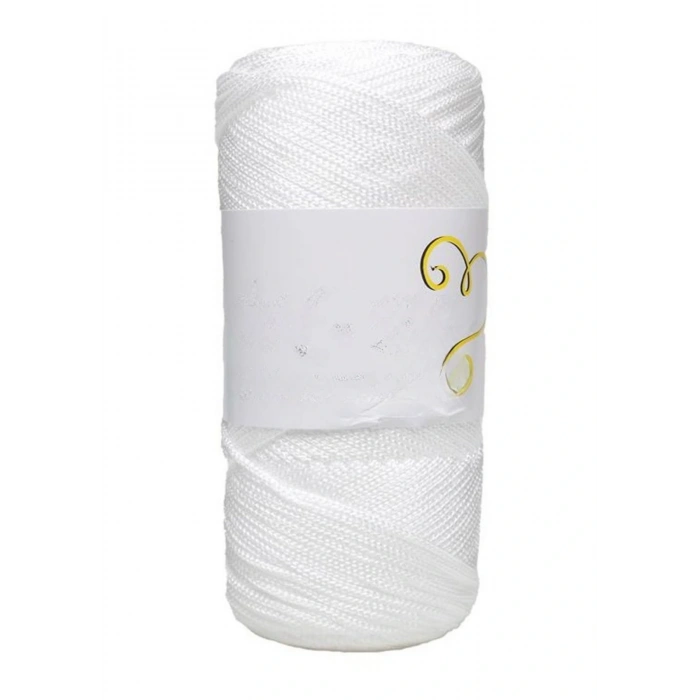 Makrome İpi 3mm Polyester Beyaz